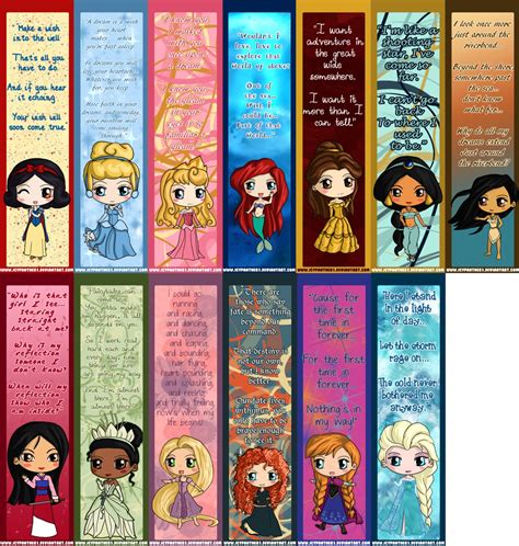 Printable Disney Bookmarks